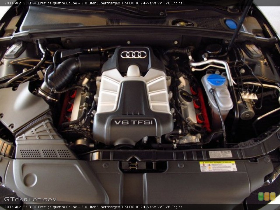 3.0 Liter Supercharged TFSI DOHC 24-Valve VVT V6 Engine for the 2014 Audi S5 #89398293
