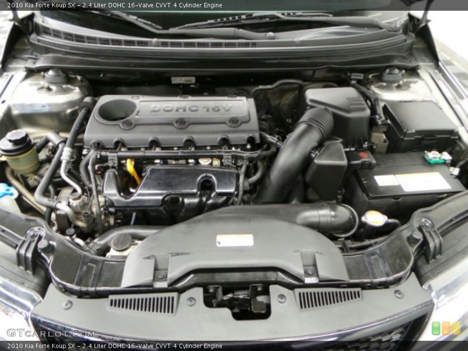 2.4 Liter DOHC 16-Valve CVVT 4 Cylinder 2010 Kia Forte Koup Engine