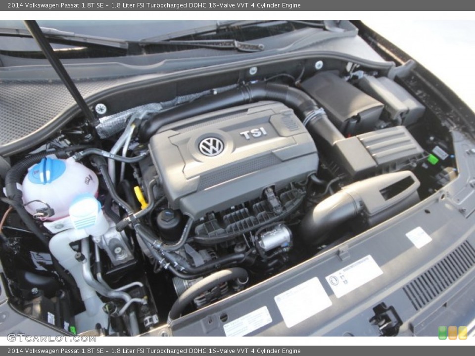 1.8 Liter FSI Turbocharged DOHC 16-Valve VVT 4 Cylinder Engine for the 2014 Volkswagen Passat #89409387