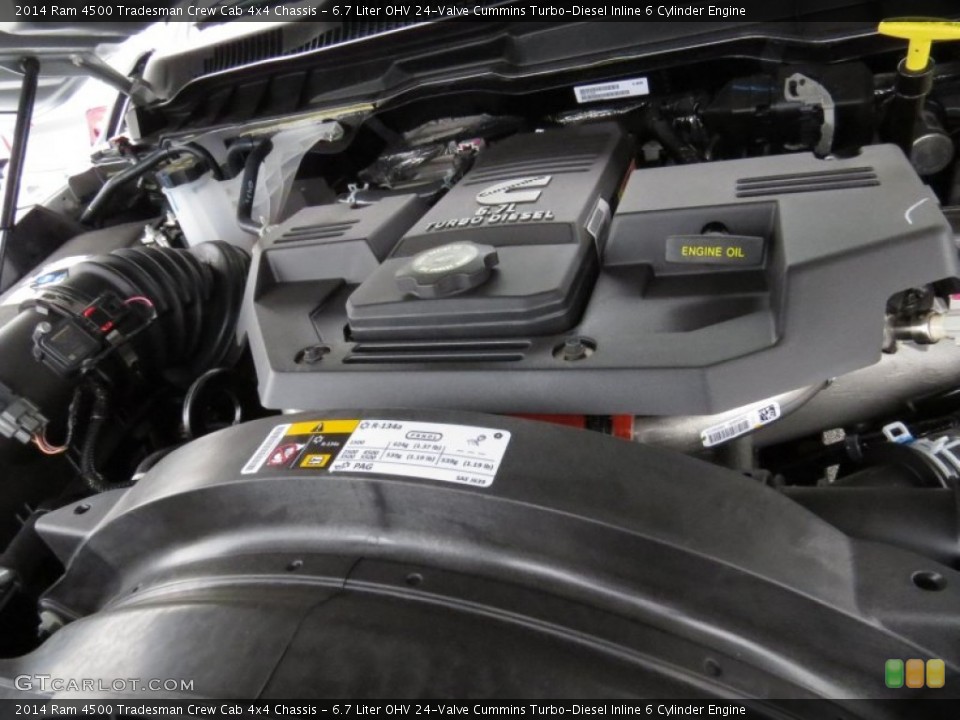 6.7 Liter OHV 24-Valve Cummins Turbo-Diesel Inline 6 Cylinder Engine for the 2014 Ram 4500 #89412281