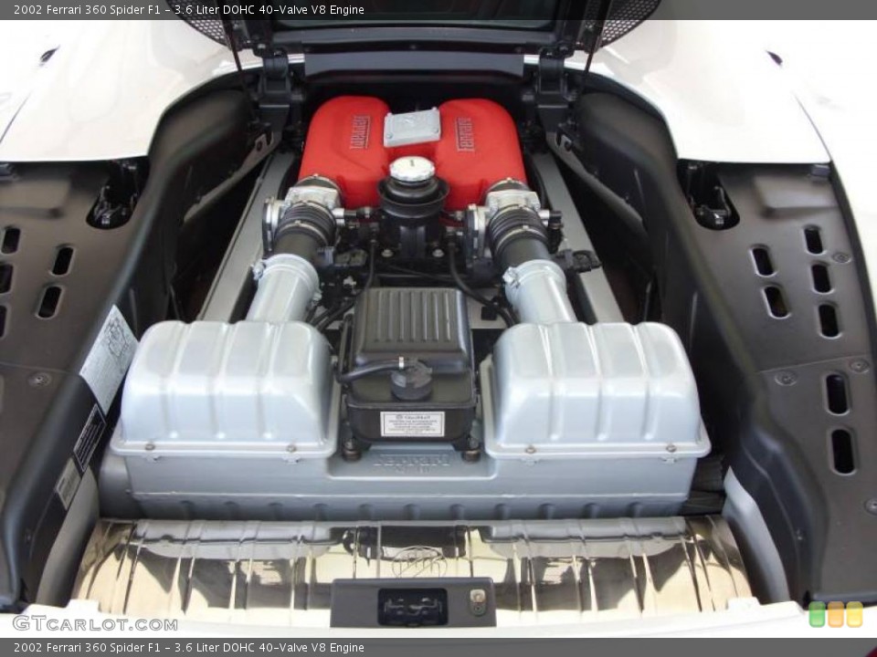 3.6 Liter DOHC 40-Valve V8 Engine for the 2002 Ferrari 360 #8942608