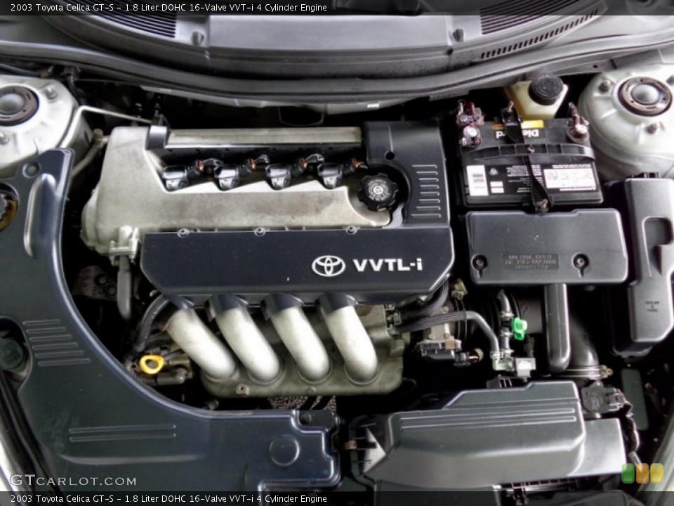 1.8 Liter DOHC 16-Valve VVT-i 4 Cylinder Engine for the 2003 Toyota Celica #89453868