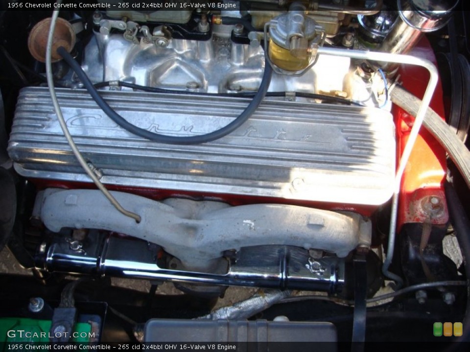 265 cid 2x4bbl OHV 16-Valve V8 Engine for the 1956 Chevrolet Corvette #89457989