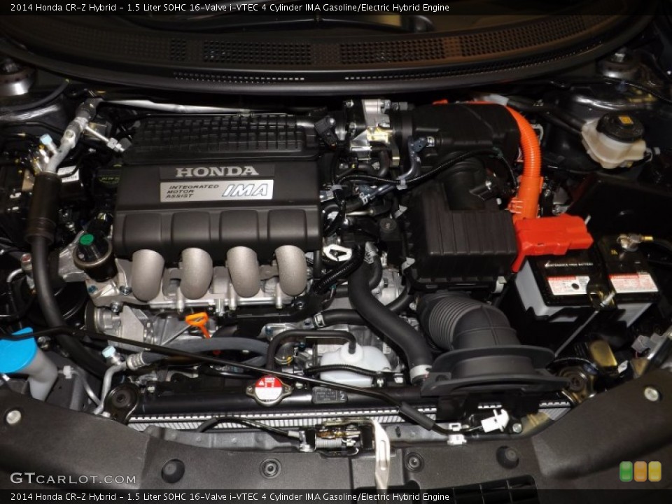 1.5 Liter SOHC 16-Valve i-VTEC 4 Cylinder IMA Gasoline/Electric Hybrid Engine for the 2014 Honda CR-Z #89478305