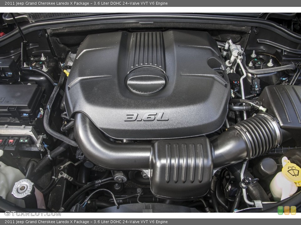 3.6 Liter DOHC 24-Valve VVT V6 Engine for the 2011 Jeep Grand Cherokee #89521750