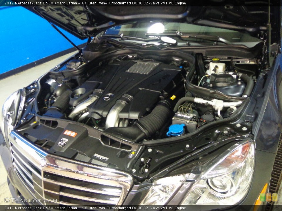 4.6 Liter Twin-Turbocharged DOHC 32-Valve VVT V8 Engine for the 2012 Mercedes-Benz E #89544079