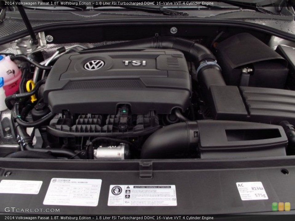 1.8 Liter FSI Turbocharged DOHC 16-Valve VVT 4 Cylinder Engine for the 2014 Volkswagen Passat #89556319