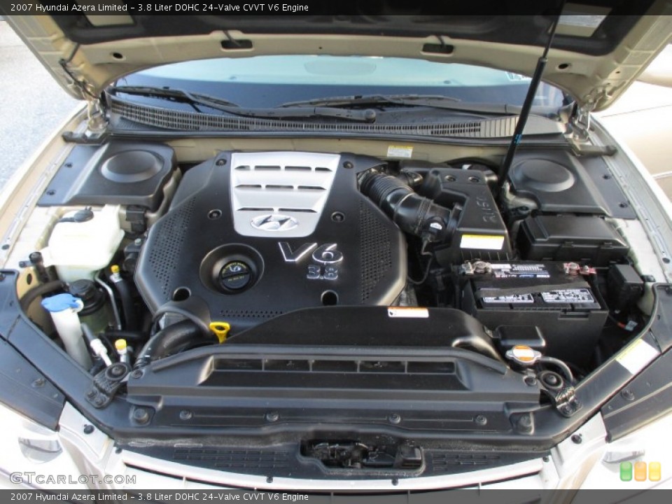 3.8 Liter DOHC 24-Valve CVVT V6 Engine for the 2007 Hyundai Azera #89563147