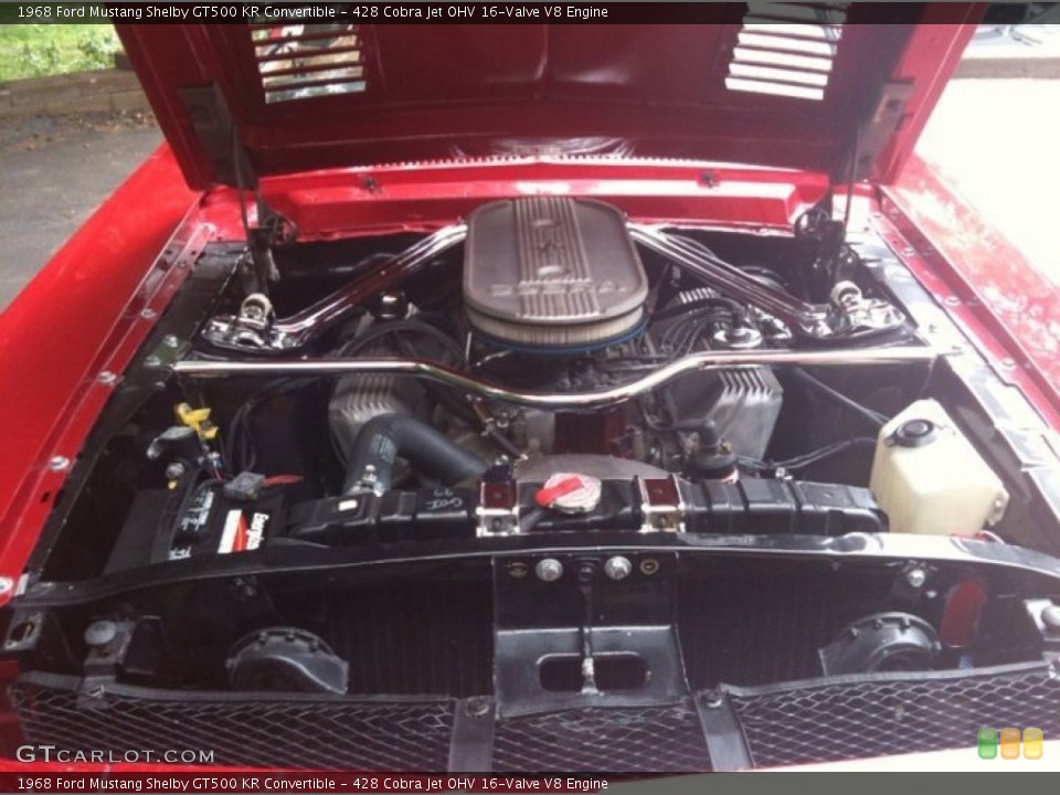 428 Cobra Jet OHV 16-Valve V8 1968 Ford Mustang Engine