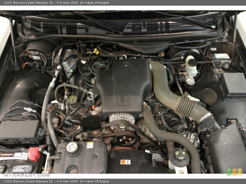 4.6 Liter SOHC 16-Valve V8 2003 Mercury Grand Marquis Engine