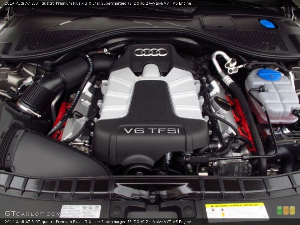 3.0 Liter Supercharged FSI DOHC 24-Valve VVT V6 Engine for the 2014 Audi A7 #89603423