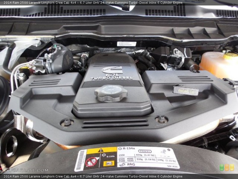 6.7 Liter OHV 24-Valve Cummins Turbo-Diesel Inline 6 Cylinder Engine for the 2014 Ram 2500 #89619716