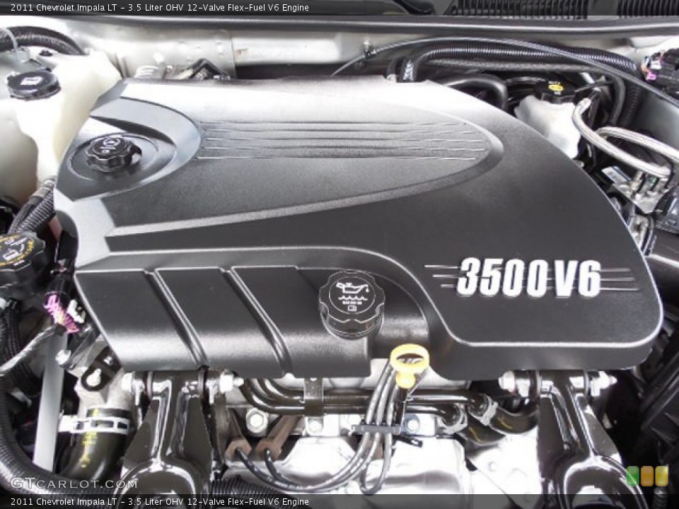 3.5 Liter OHV 12-Valve Flex-Fuel V6 Engine for the 2011 Chevrolet Impala #89620252