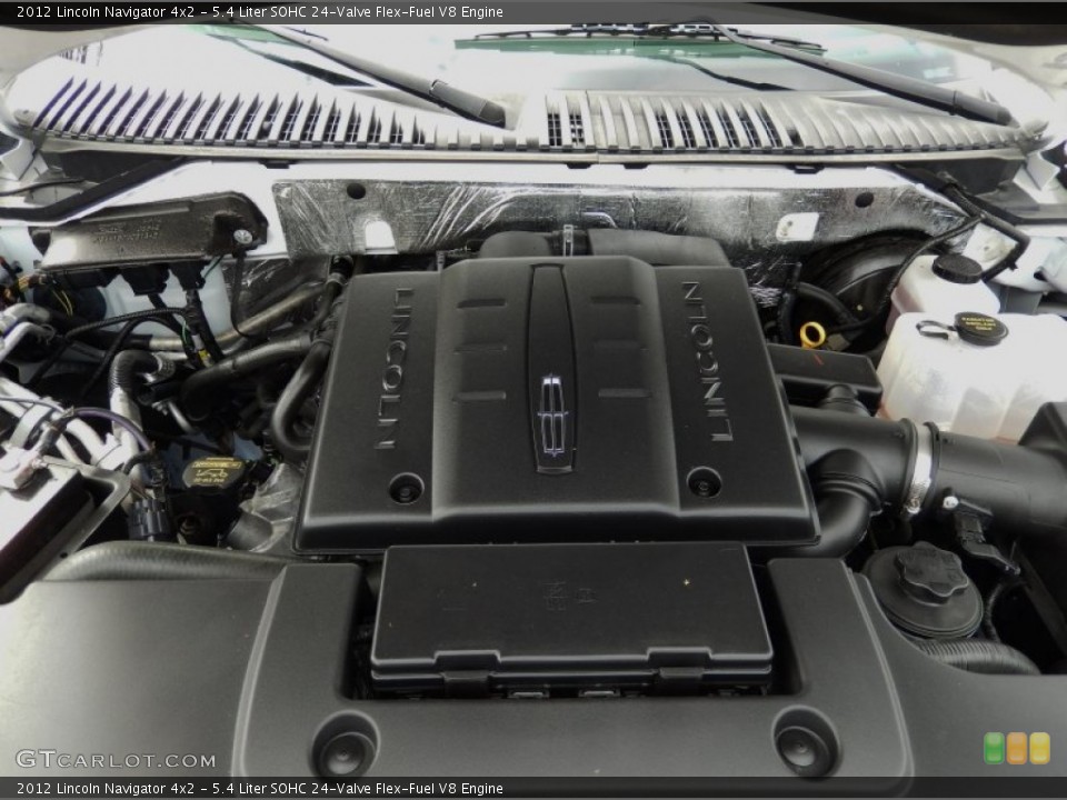 5.4 Liter SOHC 24-Valve Flex-Fuel V8 Engine for the 2012 Lincoln Navigator #89621312