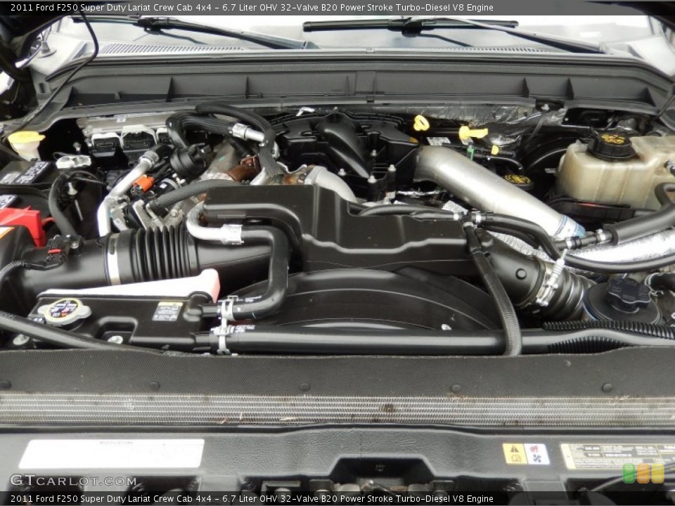 6.7 Liter OHV 32-Valve B20 Power Stroke Turbo-Diesel V8 Engine for the 2011 Ford F250 Super Duty #89622044