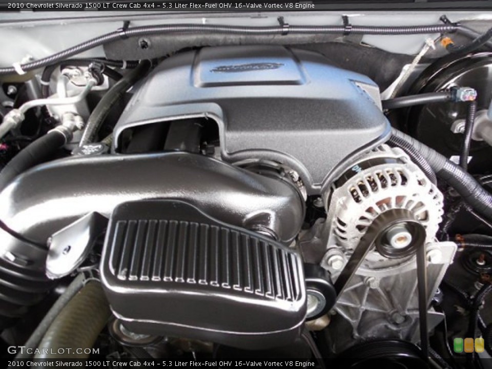 5.3 Liter Flex-Fuel OHV 16-Valve Vortec V8 Engine for the 2010 Chevrolet Silverado 1500 #89625323