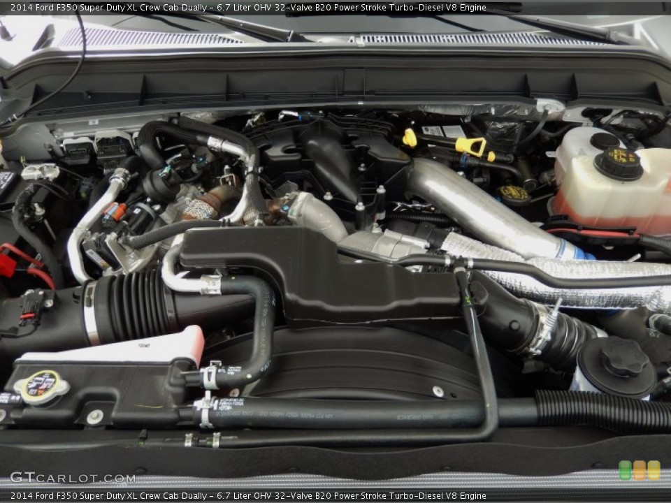 6.7 Liter OHV 32-Valve B20 Power Stroke Turbo-Diesel V8 Engine for the 2014 Ford F350 Super Duty #89625605
