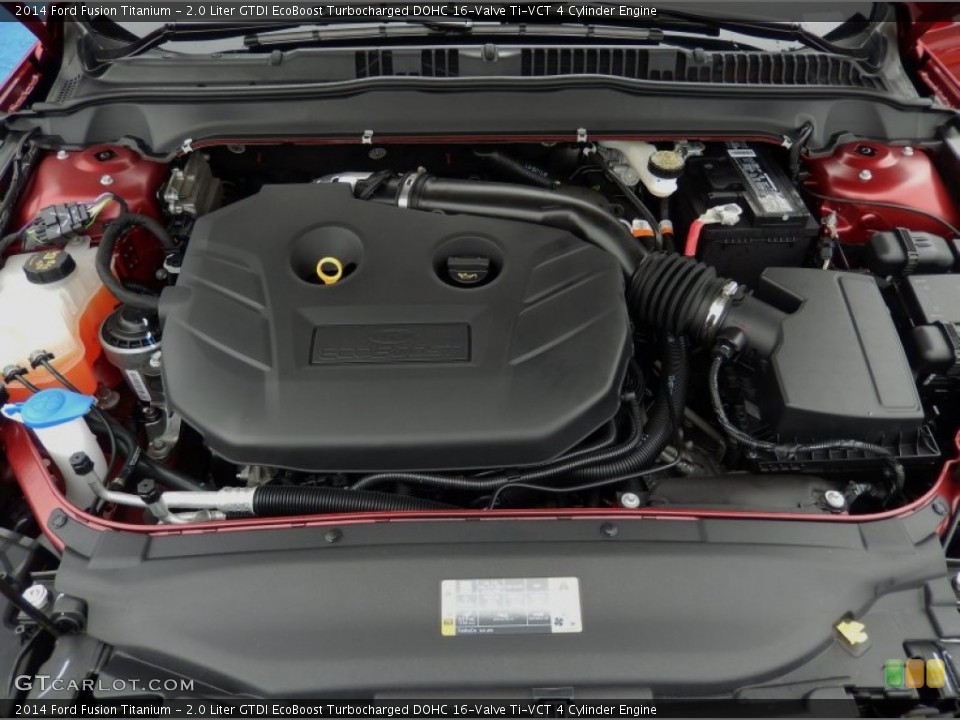 2.0 Liter GTDI EcoBoost Turbocharged DOHC 16-Valve Ti-VCT 4 Cylinder Engine for the 2014 Ford Fusion #89626636
