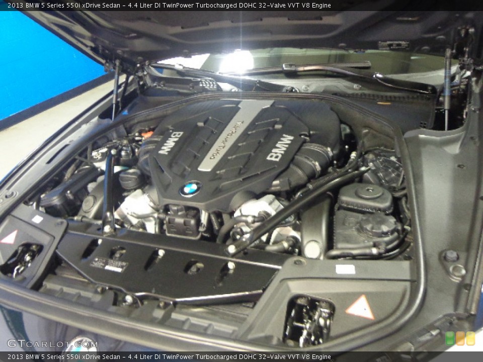 4.4 Liter DI TwinPower Turbocharged DOHC 32-Valve VVT V8 Engine for the 2013 BMW 5 Series #89628491