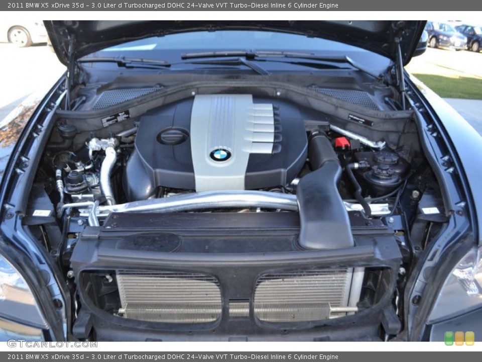 3.0 Liter d Turbocharged DOHC 24-Valve VVT Turbo-Diesel Inline 6 Cylinder 2011 BMW X5 Engine
