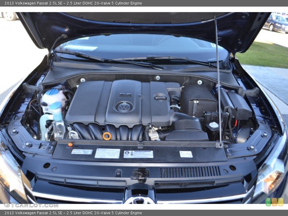 2.5 Liter DOHC 20-Valve 5 Cylinder Engine for the 2013 Volkswagen Passat #89636310
