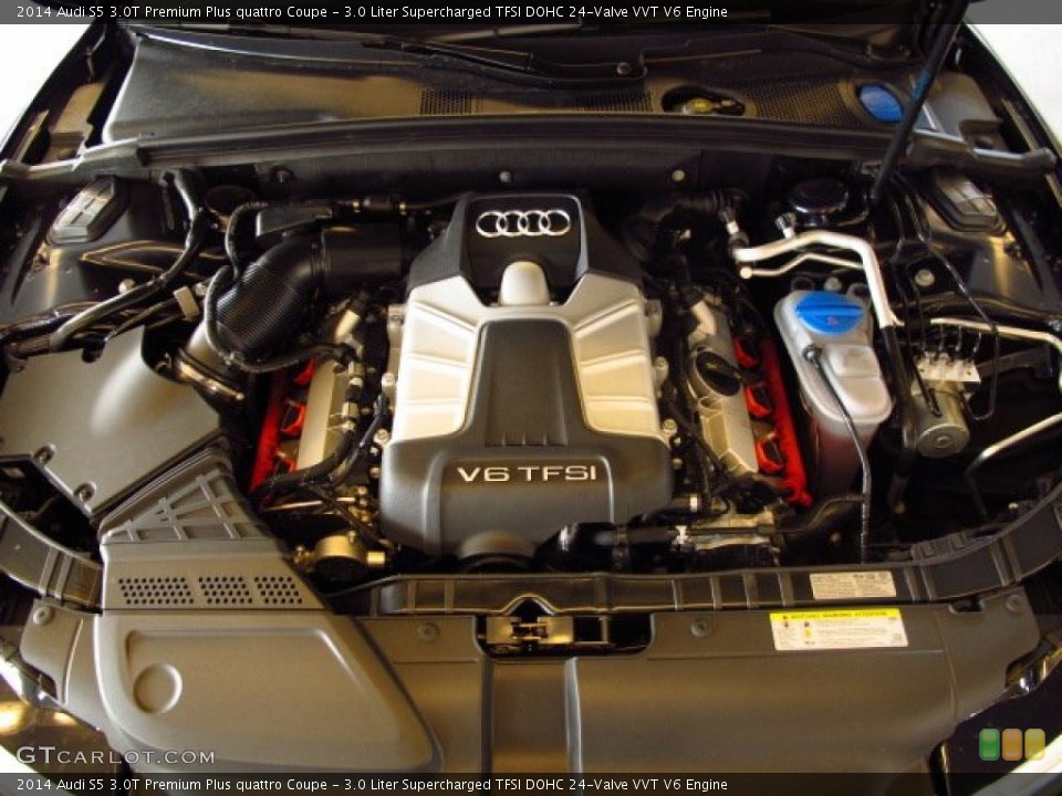 3.0 Liter Supercharged TFSI DOHC 24-Valve VVT V6 Engine for the 2014 Audi S5 #89657775