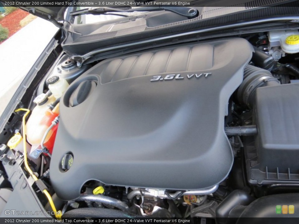 3.6 Liter DOHC 24-Valve VVT Pentastar V6 Engine for the 2012 Chrysler 200 #89664144