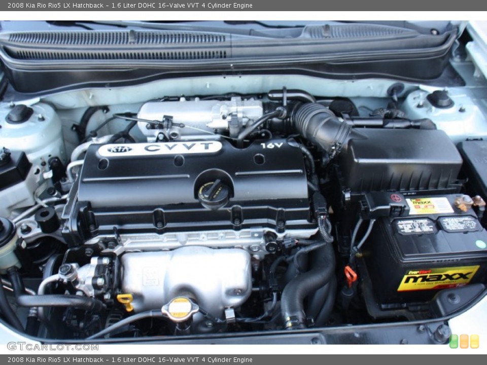1.6 Liter DOHC 16-Valve VVT 4 Cylinder Engine for the 2008 Kia Rio #89666184