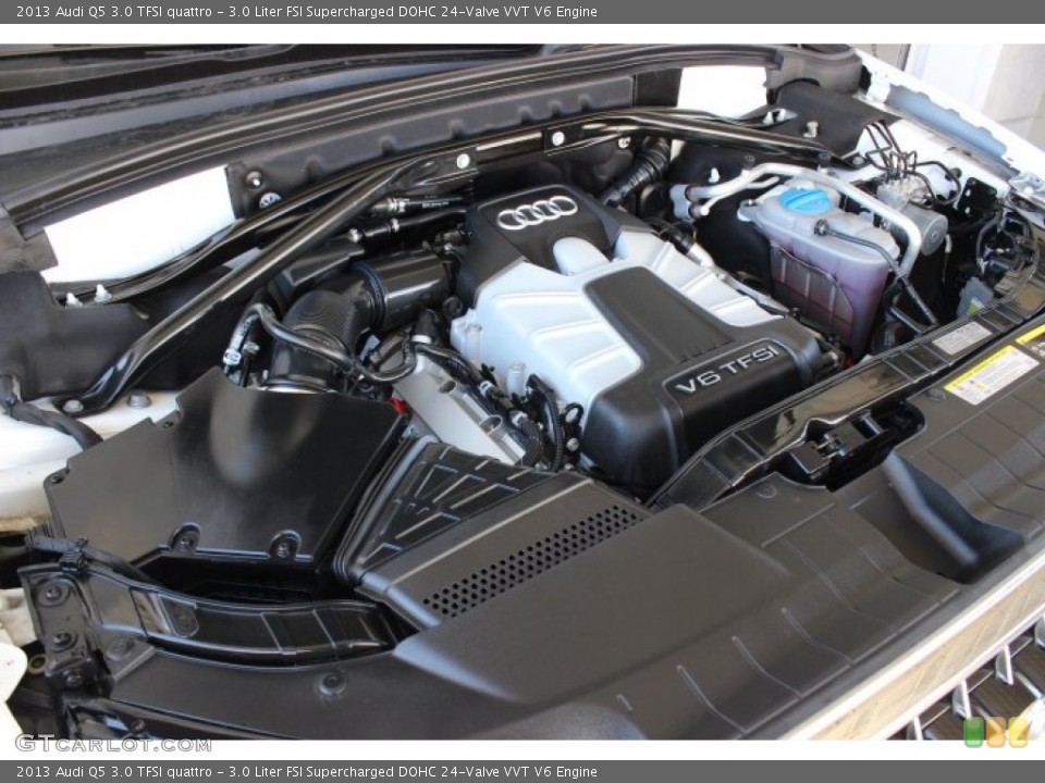 3.0 Liter FSI Supercharged DOHC 24-Valve VVT V6 2013 Audi Q5 Engine