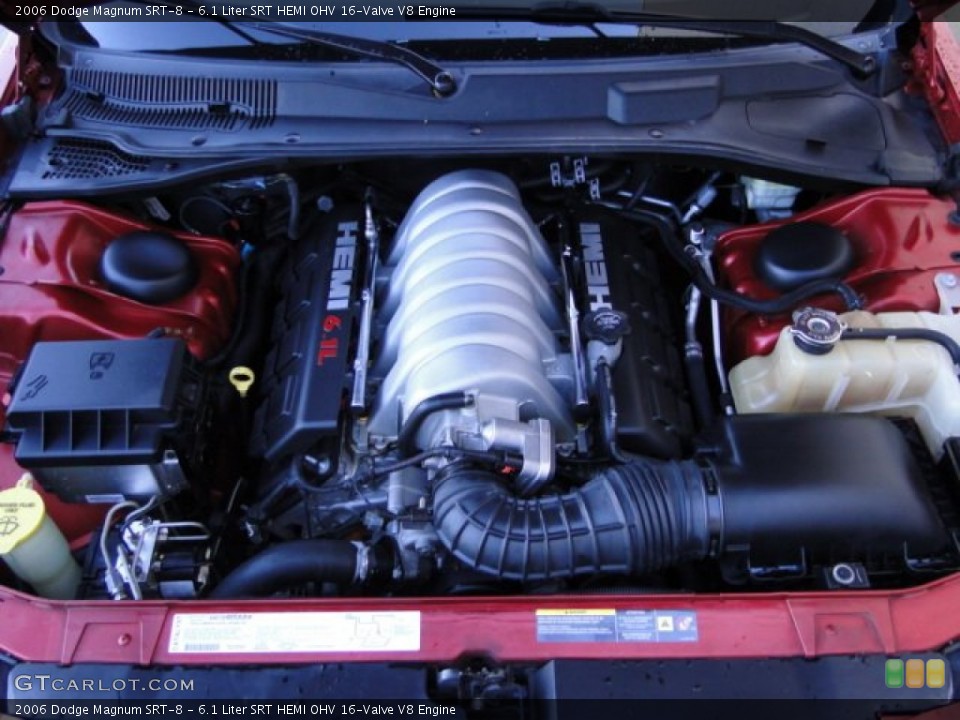 6.1 Liter SRT HEMI OHV 16-Valve V8 Engine for the 2006 Dodge Magnum #89681046