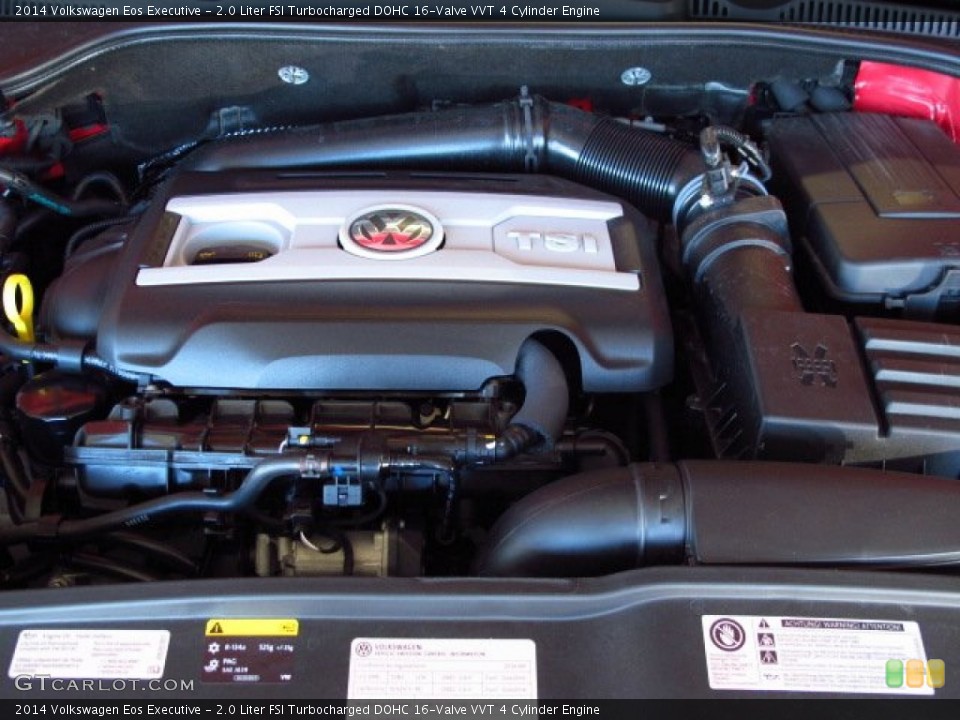 2.0 Liter FSI Turbocharged DOHC 16-Valve VVT 4 Cylinder 2014 Volkswagen Eos Engine