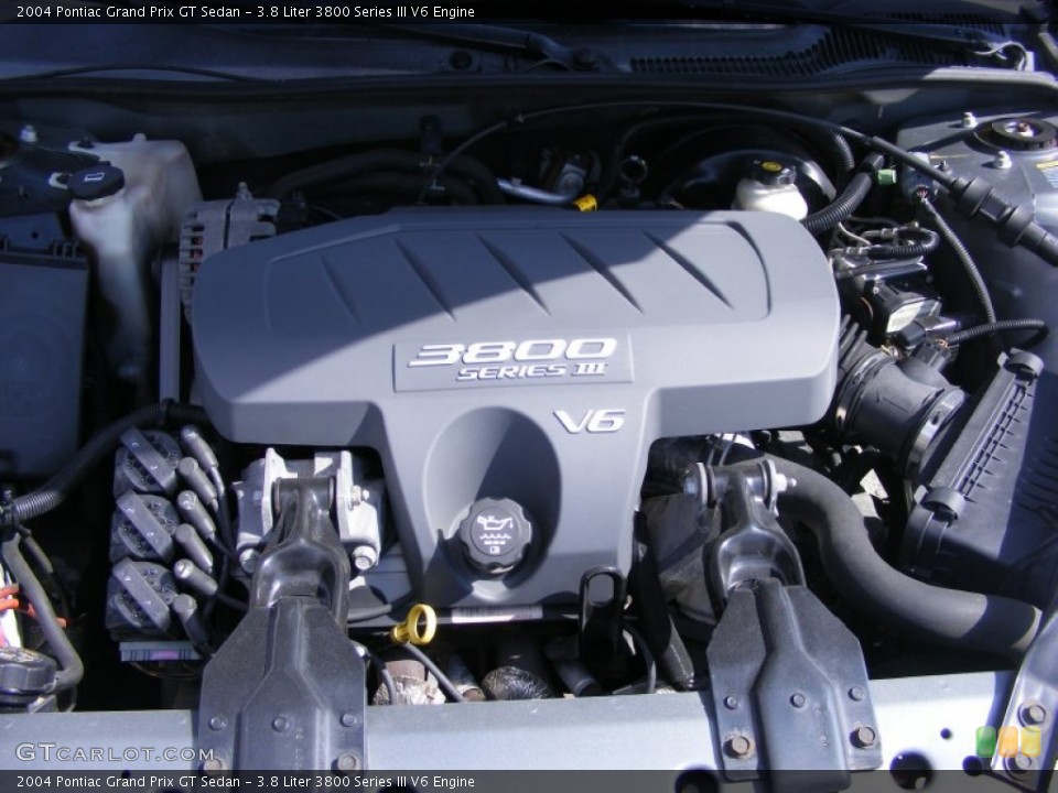 3.8 Liter 3800 Series III V6 2004 Pontiac Grand Prix Engine