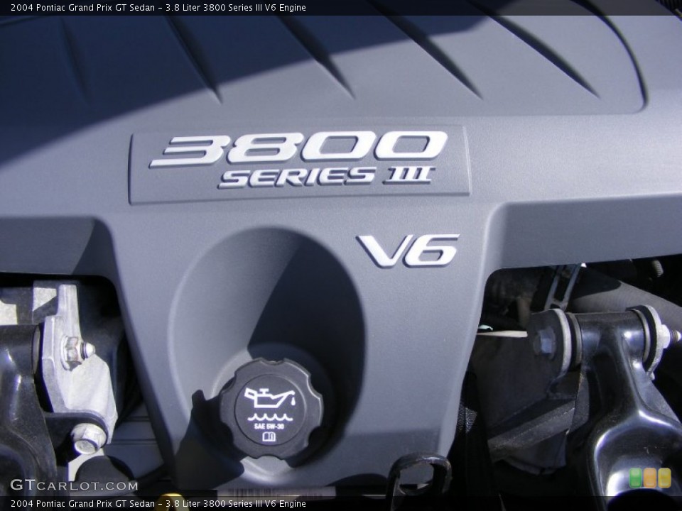 3.8 Liter 3800 Series III V6 Engine for the 2004 Pontiac Grand Prix #89723029