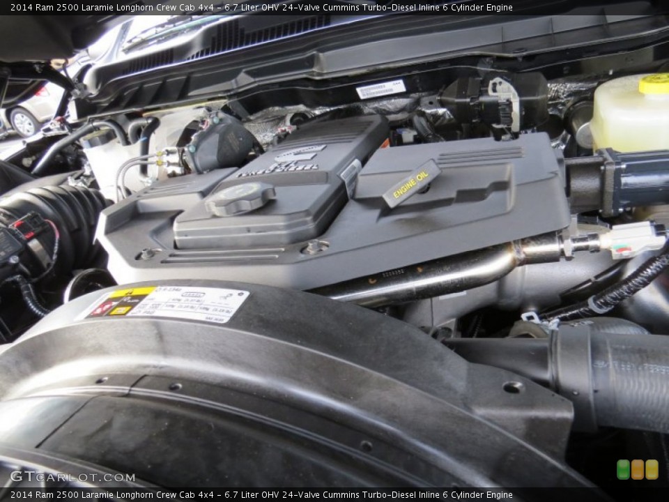 6.7 Liter OHV 24-Valve Cummins Turbo-Diesel Inline 6 Cylinder Engine for the 2014 Ram 2500 #89730085