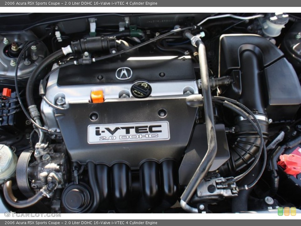 2.0 Liter DOHC 16-Valve i-VTEC 4 Cylinder 2006 Acura RSX Engine