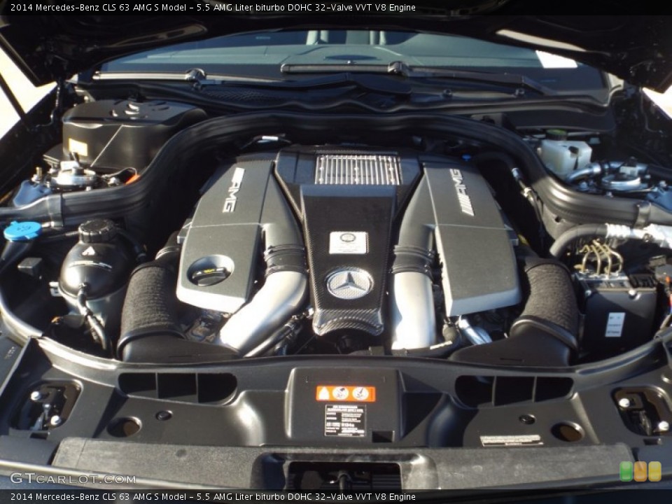 5.5 AMG Liter biturbo DOHC 32-Valve VVT V8 Engine for the 2014 Mercedes-Benz CLS #89767421