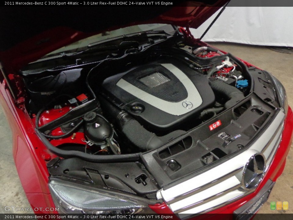 3.0 Liter Flex-Fuel DOHC 24-Valve VVT V6 Engine for the 2011 Mercedes-Benz C #89769965