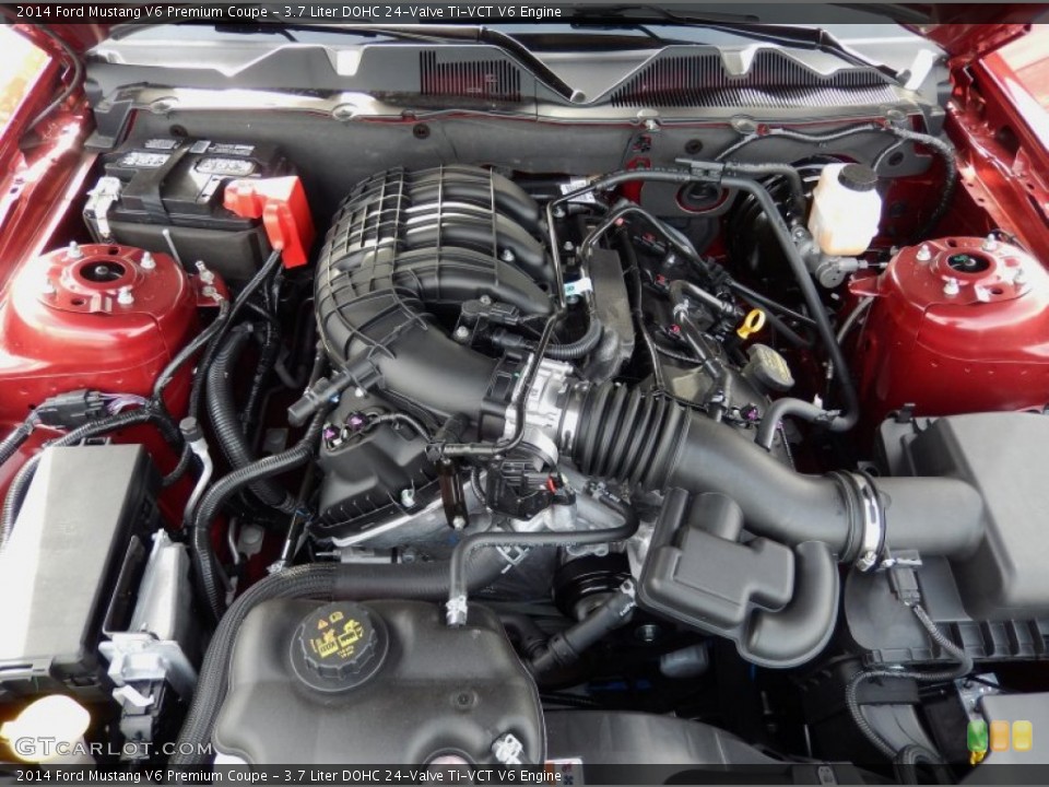 3.7 Liter DOHC 24-Valve Ti-VCT V6 Engine for the 2014 Ford Mustang #89777300