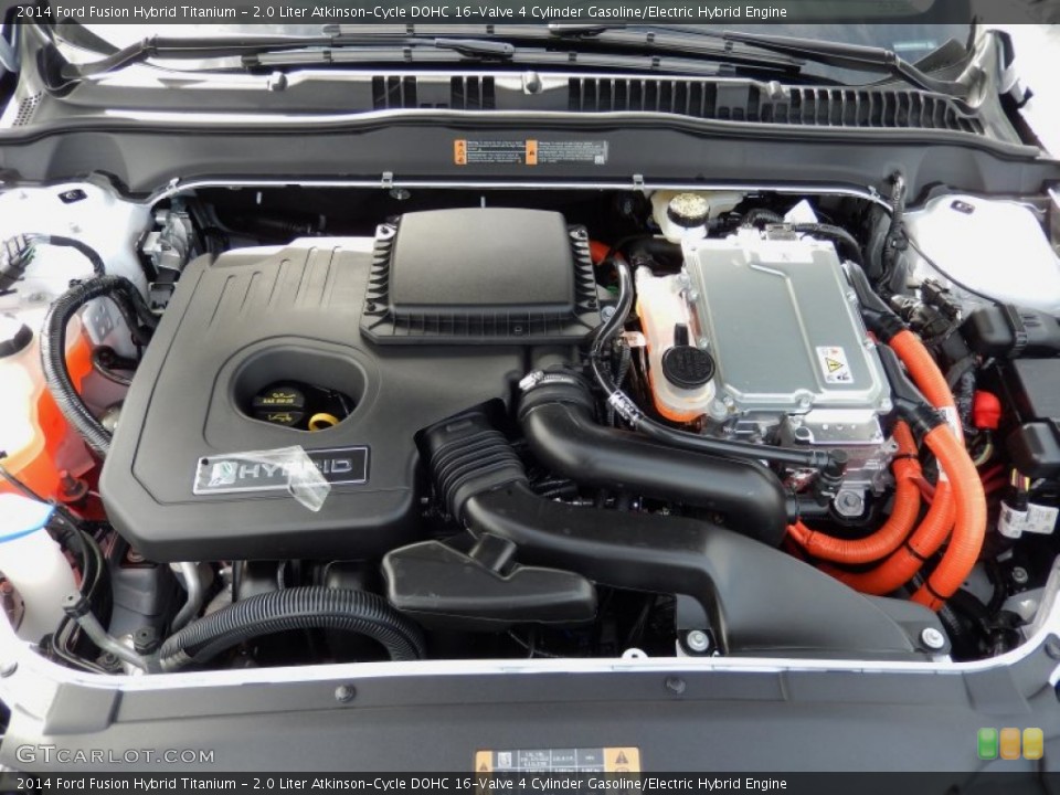 2.0 Liter Atkinson-Cycle DOHC 16-Valve 4 Cylinder Gasoline/Electric Hybrid Engine for the 2014 Ford Fusion #89779829