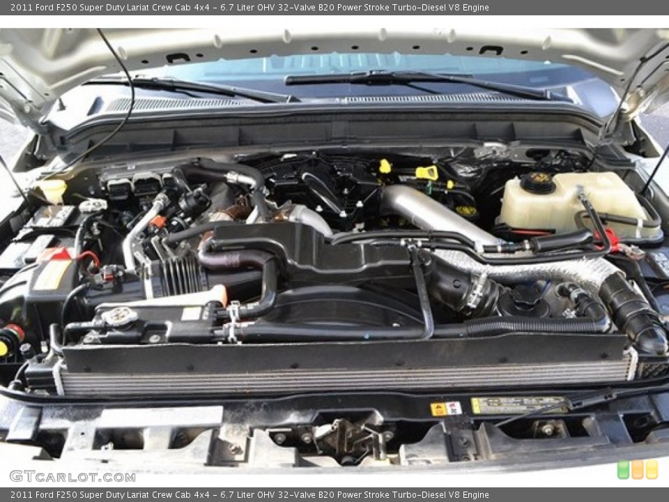 6.7 Liter OHV 32-Valve B20 Power Stroke Turbo-Diesel V8 Engine for the 2011 Ford F250 Super Duty #89793392