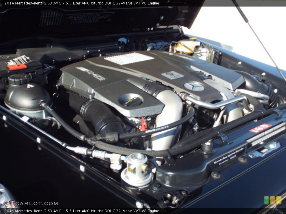 5.5 Liter AMG biturbo DOHC 32-Valve VVT V8 Engine for the 2014 Mercedes-Benz G #89797982
