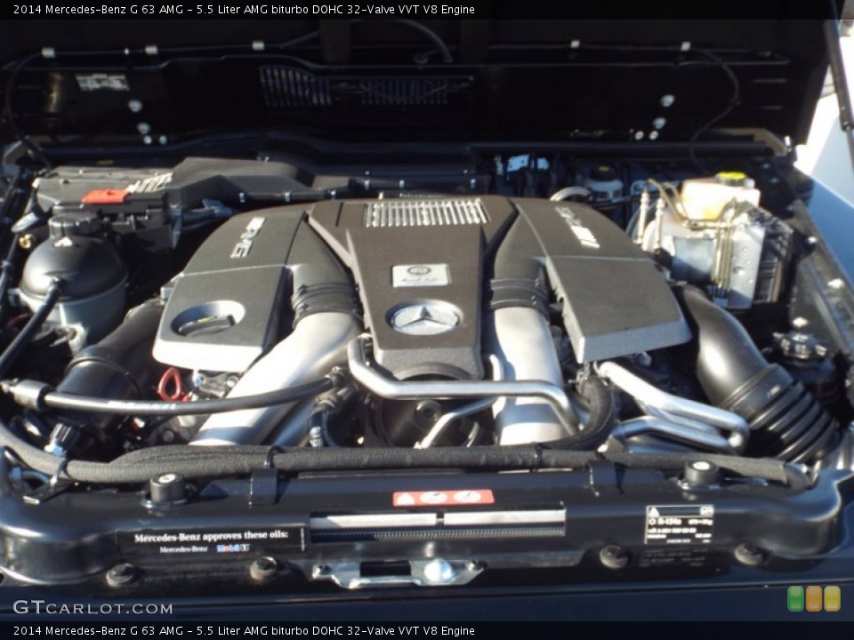 5.5 Liter AMG biturbo DOHC 32-Valve VVT V8 Engine for the 2014 Mercedes-Benz G #89798006