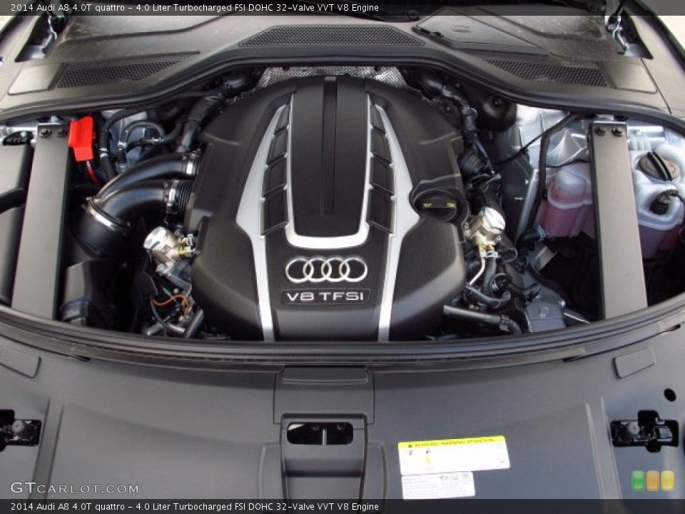 4.0 Liter Turbocharged FSI DOHC 32-Valve VVT V8 Engine for the 2014 Audi A8 #89798738