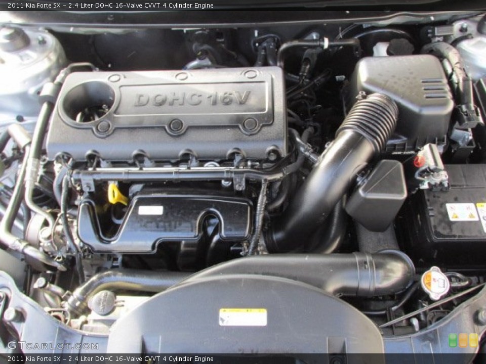 2.4 Liter DOHC 16-Valve CVVT 4 Cylinder Engine for the 2011 Kia Forte #89801965