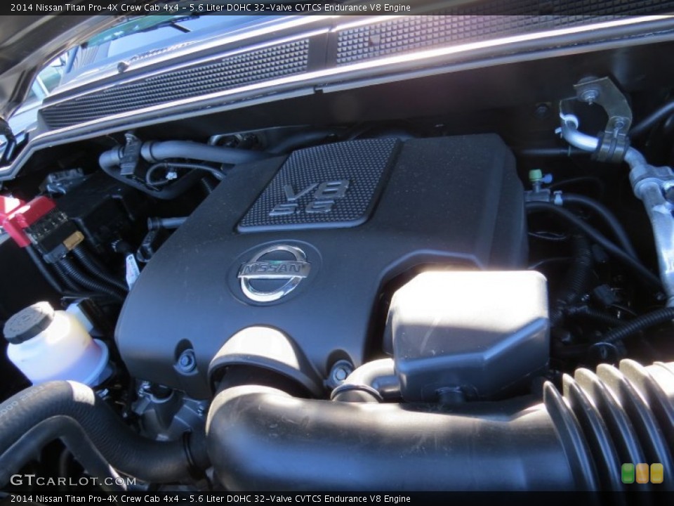 5.6 Liter DOHC 32-Valve CVTCS Endurance V8 Engine for the 2014 Nissan Titan #89815445