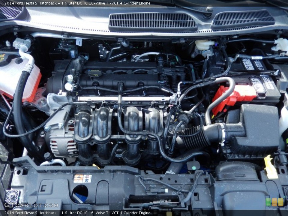 1.6 Liter DOHC 16-Valve Ti-VCT 4 Cylinder Engine for the 2014 Ford Fiesta #89825561