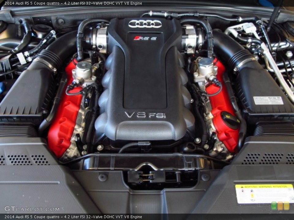 4.2 Liter FSI 32-Valve DOHC VVT V8 Engine for the 2014 Audi RS 5 #89846636