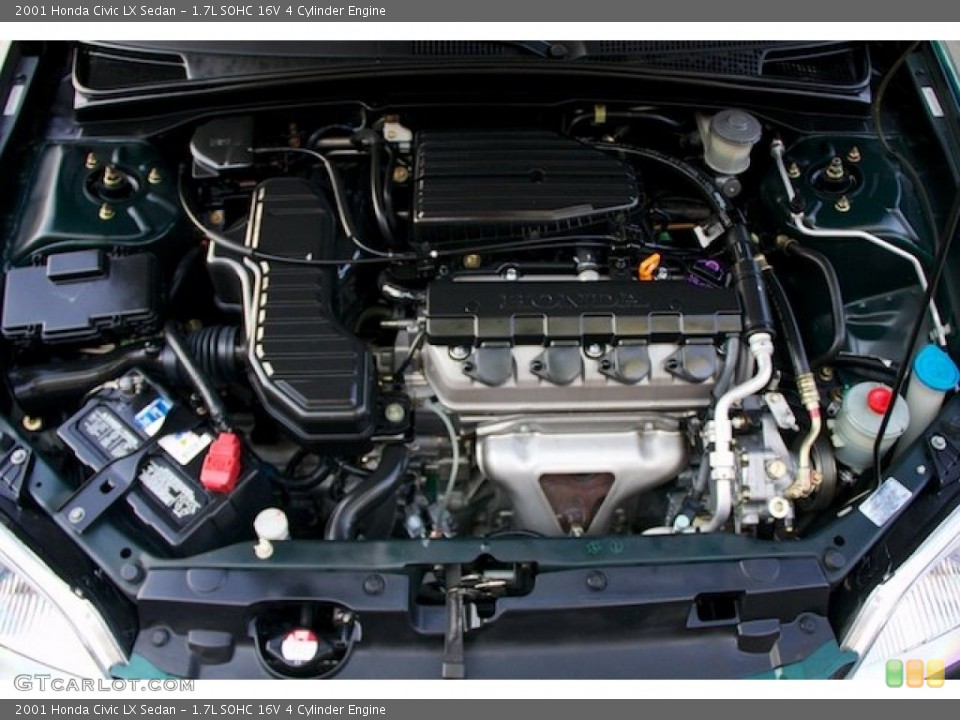1.7L SOHC 16V 4 Cylinder Engine for the 2001 Honda Civic #89855585