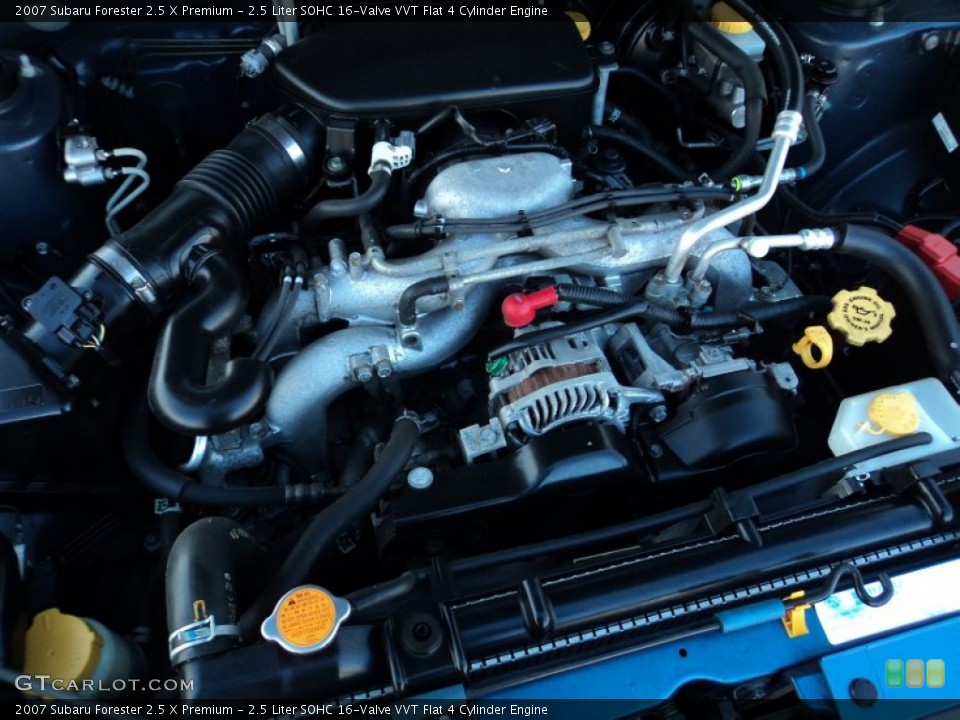 2.5 Liter SOHC 16-Valve VVT Flat 4 Cylinder Engine for the 2007 Subaru Forester #89901214