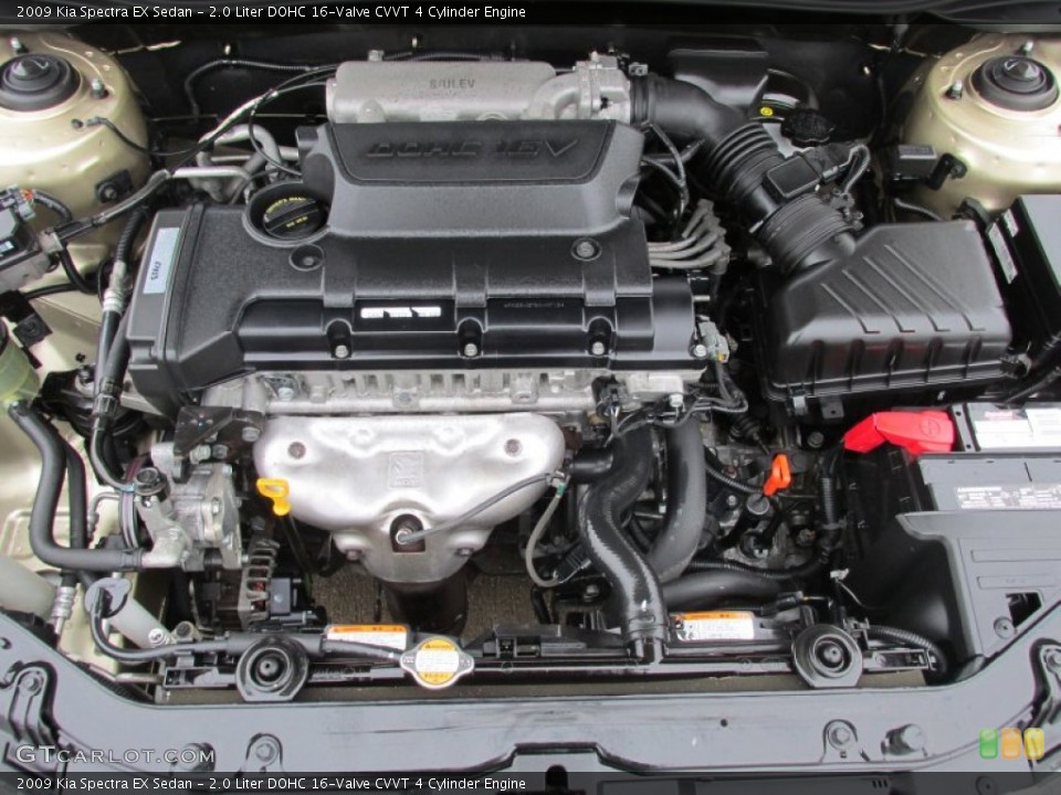2.0 Liter DOHC 16-Valve CVVT 4 Cylinder Engine for the 2009 Kia Spectra #89903698